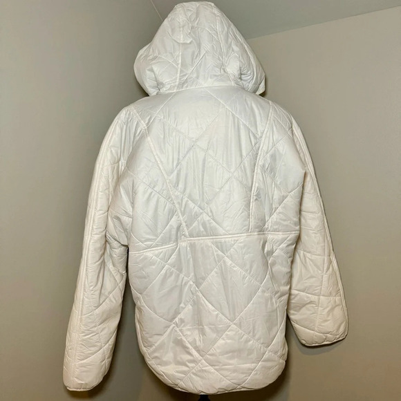 New without tags. American Eagle AE Popover Puffer Jacket women’s size M cream - Picture 5 of 8
